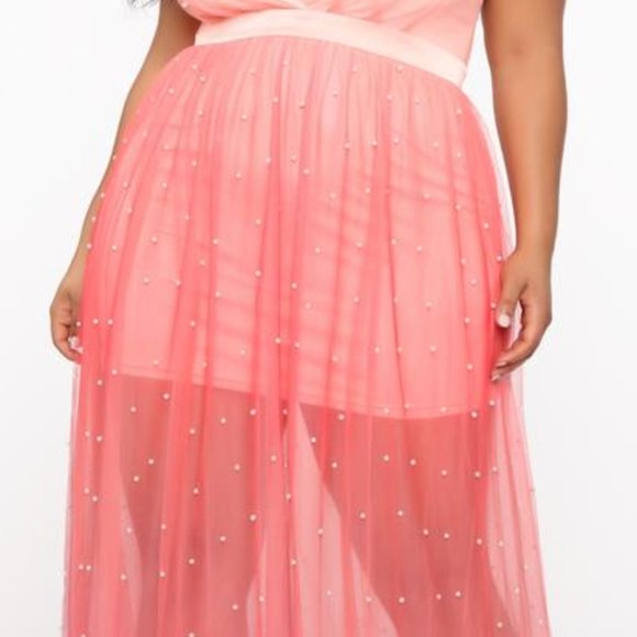 Fashion Nova "Walking On Clouds" Ombre Maxi Dress/SZ2XNWT - Picture 6 of 9